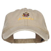 Army Embroidered Washed Cap