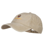 Army Embroidered Washed Cap