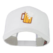 Beer Mug with foam Embroidered Trucker Cap