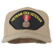 Vietnam ERA Veteran Patched Solid Cotton Twill Cap