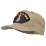 Vietnam ERA Veteran Patched Solid Cotton Twill Cap