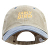 Early Bird Icon Embroidered Pigment Dyed Wash Cap - Khaki-Navy OSFM