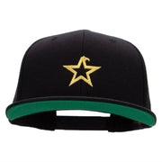 Eagle Star Embroidered Wool Blend Prostyle Snapback