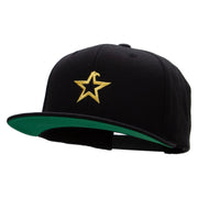 Eagle Star Embroidered Wool Blend Prostyle Snapback