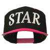 Star Embroidered Snapback Cap