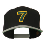 Arial Number 7 Embroidered Classic Two Tone Cap