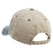 Early Bird Icon Embroidered Pigment Dyed Wash Cap - Khaki-Green OSFM