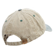 Early Bird Icon Embroidered Pigment Dyed Wash Cap - Khaki-Green OSFM