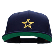 Eagle Star Embroidered Wool Blend Prostyle Snapback