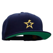 Eagle Star Embroidered Wool Blend Prostyle Snapback