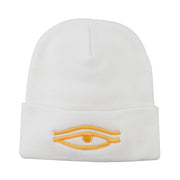 Eye That Sees All Embroidered Long Beanie