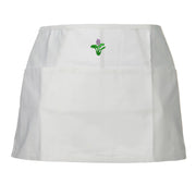 Water Hyacinth Embroidered 3 Pockets Chef's Apron