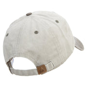 Early Bird Icon Embroidered Pigment Dyed Wash Cap - Beige-Brown OSFM