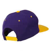 Star Embroidered Snapback Cap