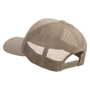 Mad Rider Embroidered Retro Trucker Cap - Khaki OSFM