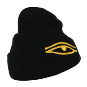 Eye That Sees All Embroidered Long Beanie