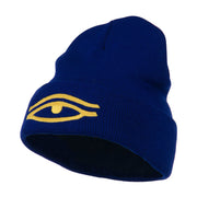 Eye That Sees All Embroidered Long Beanie