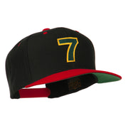 Arial Number 7 Embroidered Classic Two Tone Cap