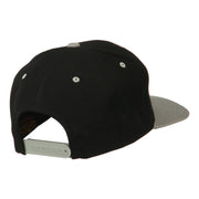 Star Embroidered Snapback Cap