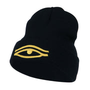 Eye That Sees All Embroidered Long Beanie