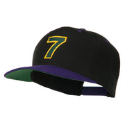 Arial Number 7 Embroidered Classic Two Tone Cap