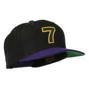 Arial Number 7 Embroidered Classic Two Tone Cap