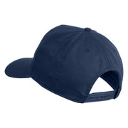 U.S. Coast Guard Vietnam Veteran Patched Solid Cotton Twill 5 Panel Prostyle Snap Cap - Navy OSFM