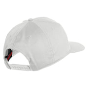 4th Infantry Division Steadfast and Loyal Patched Solid Cotton Twill Pro Style Cap - White OSFM