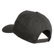 U.S. Coast Guard Vietnam Veteran Patched Solid Cotton Twill 5 Panel Prostyle Snap Cap - Charcoal OSFM