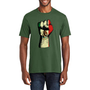 Mexican Fist Graphic Men's Fan Favorite Crew Neck Tee Shirt