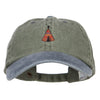 Teepee Tent Embroidered Washed Two Tone Cap