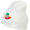 Ethiopia Flag Map Embroidered Long Beanie