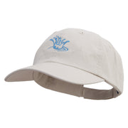 Splash Water Icon Embroidered Low Profile Dyed Cotton Twill Cap - Putty OSFM