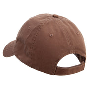 Penguin Family Embroidered Low Profile Washed Cap - Brown OSFM