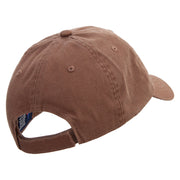 Penguin Family Embroidered Low Profile Washed Cap - Brown OSFM