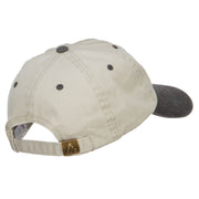 Teepee Tent Embroidered Washed Two Tone Cap