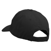 Splash Water Icon Embroidered Low Profile Dyed Cotton Twill Cap - Black OSFM