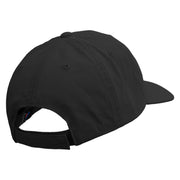 Splash Water Icon Embroidered Low Profile Dyed Cotton Twill Cap - Black OSFM