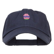 Easter Egg Embroidered Low Cap