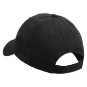 Penguin Family Embroidered Low Profile Washed Cap - Black OSFM