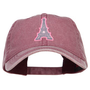 Eiffel Tower Paris Patched Washed Cap