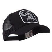 ETC Embroidered Military Patched Mesh Cap