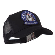 ETC Embroidered Military Patched Mesh Cap