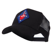 ETC Embroidered Military Patched Mesh Cap