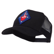 ETC Embroidered Military Patched Mesh Cap