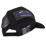 ETC Embroidered Military Patched Mesh Cap