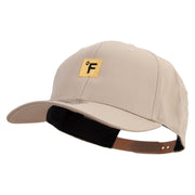 Fahrenheit Temperature Icon Embroidered Solid Cotton Twill Prostyle Cap - Khaki OSFM