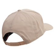 Fahrenheit Temperature Icon Embroidered Solid Cotton Twill Prostyle Cap - Khaki OSFM