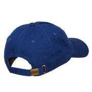 Mardi Gras Fleur de Lis Embroidered Washed Cap