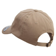 Savannah Logo Embroidered Dad Style Unstructured Low Profile 6 panel Cotton Cap - Khaki OSFM